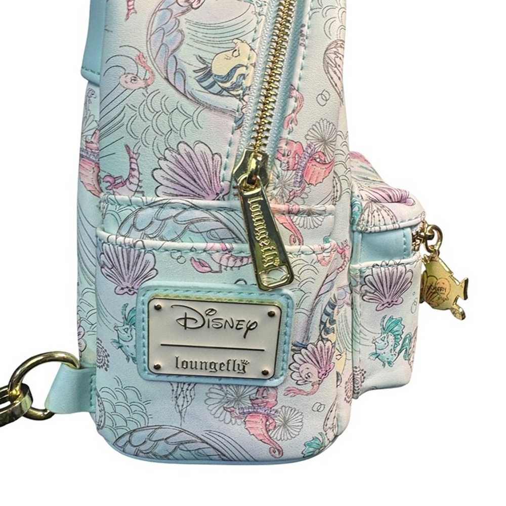 Disney Loungefly The Little Mermaid Mini Backpack - image 4