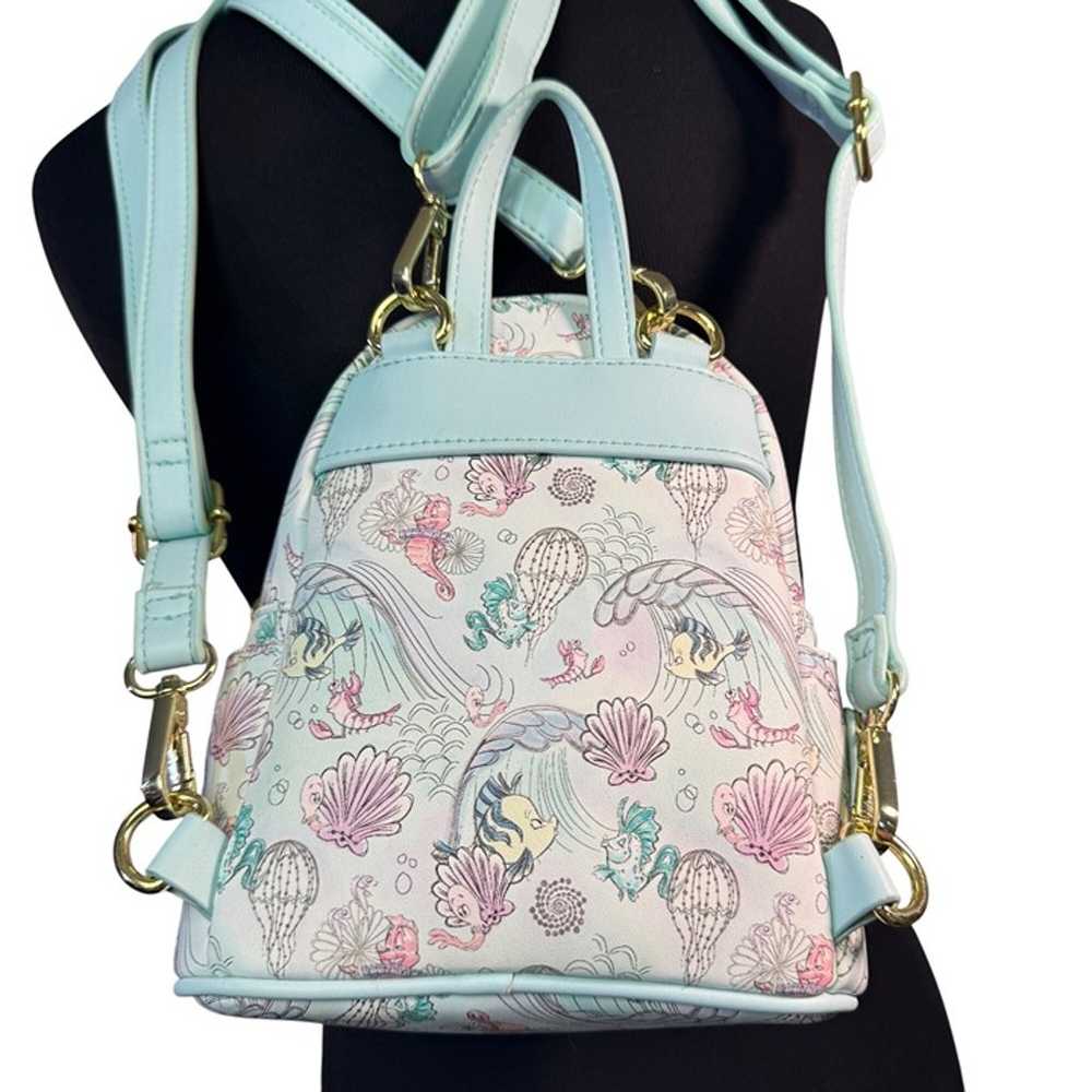 Disney Loungefly The Little Mermaid Mini Backpack - image 8