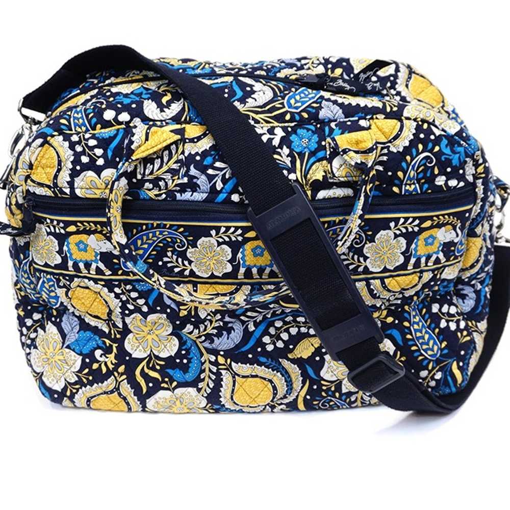 ❤️ vera bradley Ellie Blue Weekender Duffel Eleph… - image 2