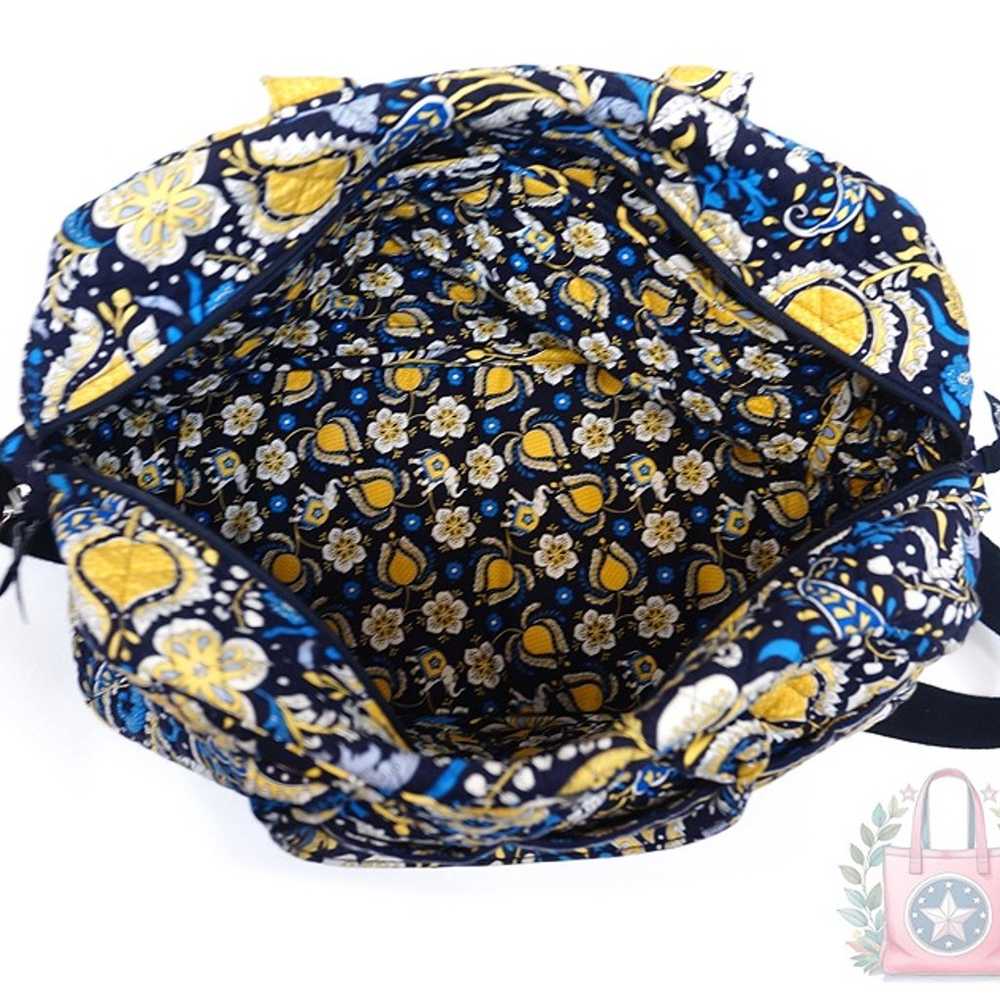 ❤️ vera bradley Ellie Blue Weekender Duffel Eleph… - image 3