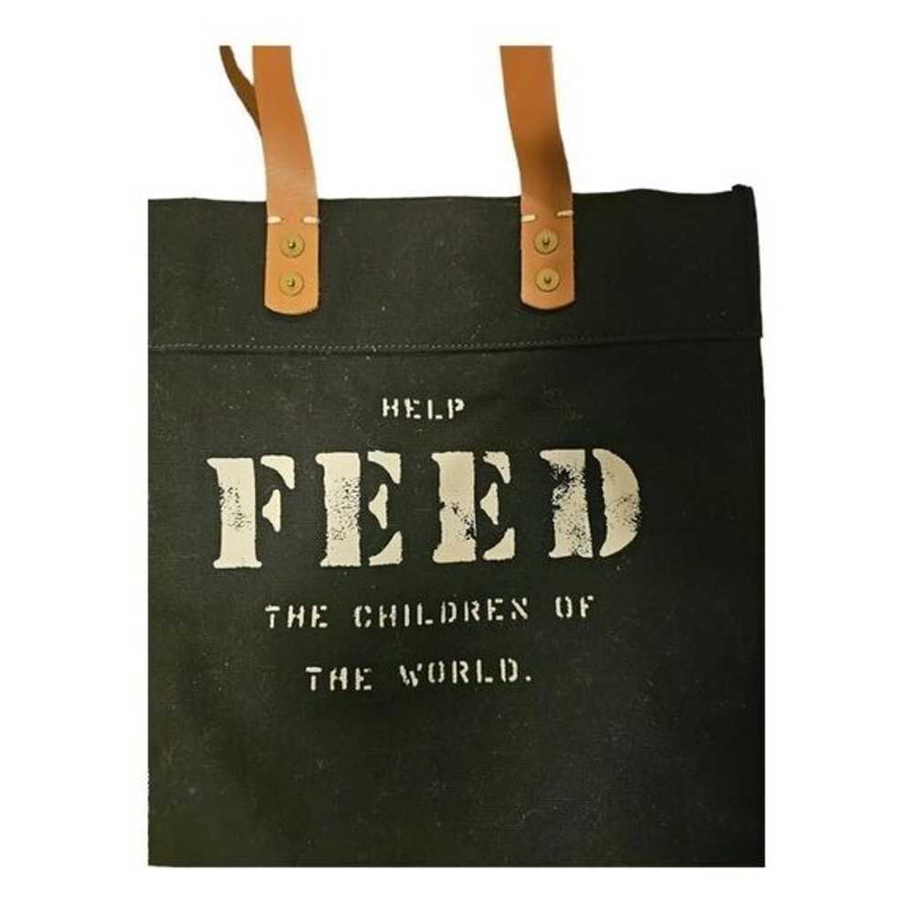 FEED Projects Canvas Tote in Black - image 3