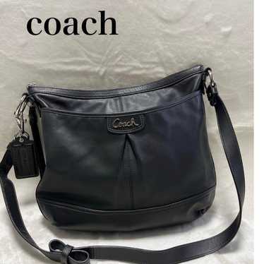 【Soft Leather✨】COACH Shoulder Bag Black - image 1