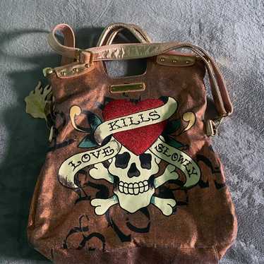 Ed hardy tote purse Gem