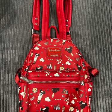 Loungefly Disney parks shops Christmas snacks mini backpack NWOT