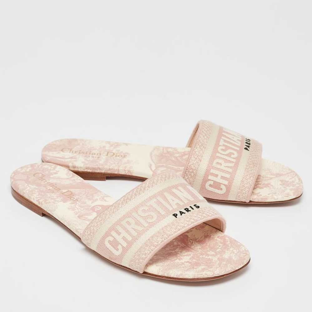 Dior Cloth sandal - image 3