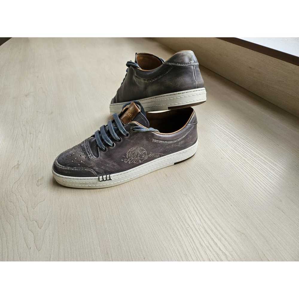 Berluti Leather low trainers - image 2