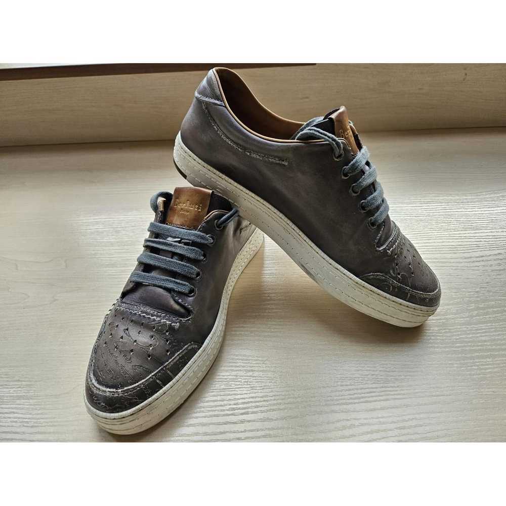 Berluti Leather low trainers - image 7