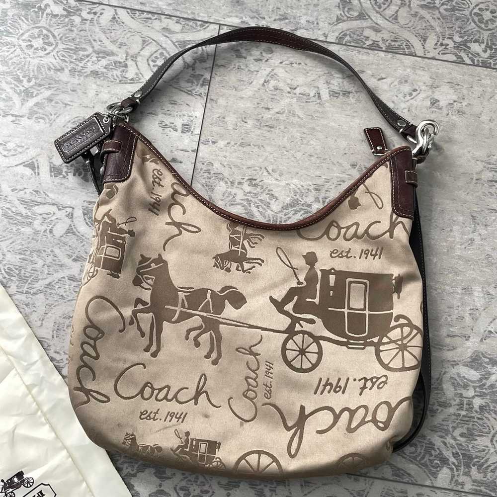 COACH Vintage Horse & Carriage Brown / Neutral Sh… - image 4