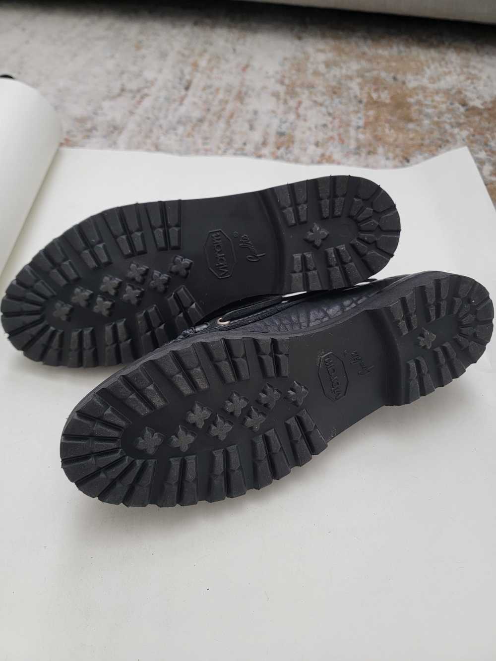 Blackstock & Weber × Sperry Black Suede Croc Lug … - image 7