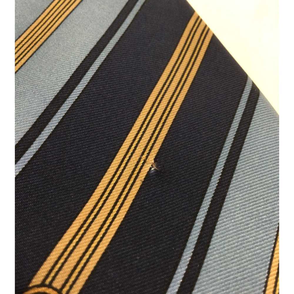 Celine Elegant Navy Blue and Gold Stripe Patterne… - image 3