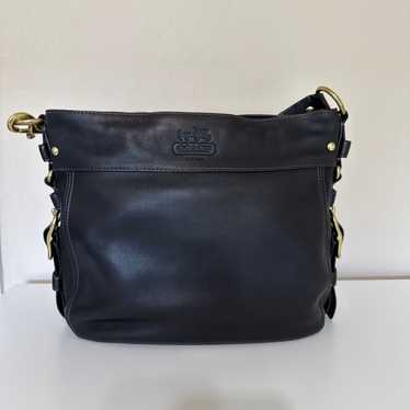 COACH ZOE  Leather Hobo Bag with big hardware - image 1