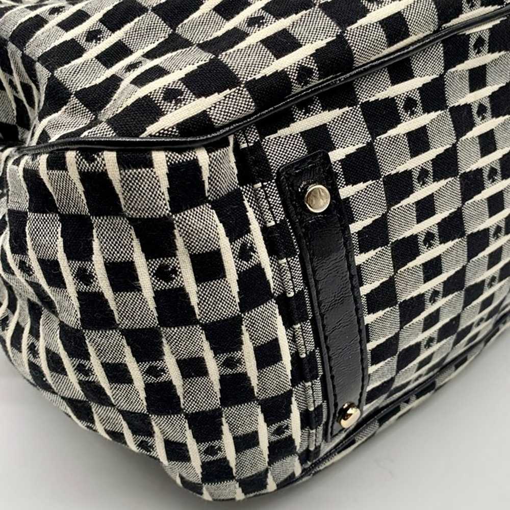 Kate Spade Black & Grey Canvas Stevie Diaper Bag - image 8