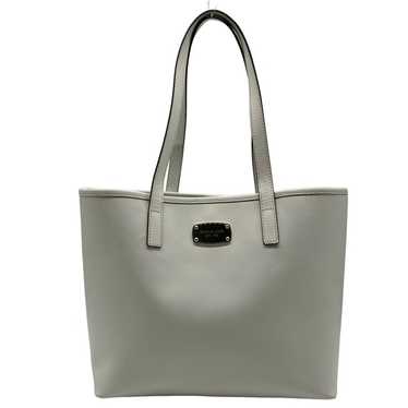 Michael Kors White Leather Tote Bag