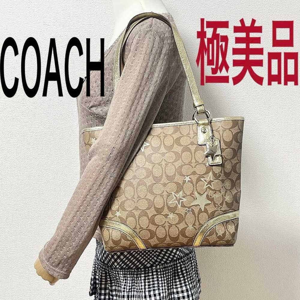 【Excellent Condition】Coach Tote Bag Shoulder Bag … - image 1