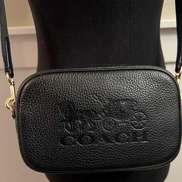 Coach orders Vintage Black Leather Mini Convertible Belt Crossbody Bag