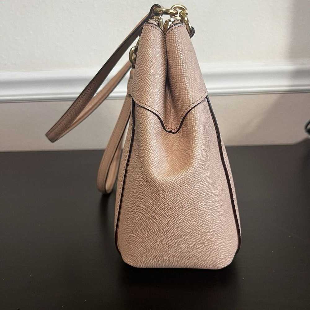 Coach Crossgrain Mini Brooke Carryall- Blush Satc… - image 4