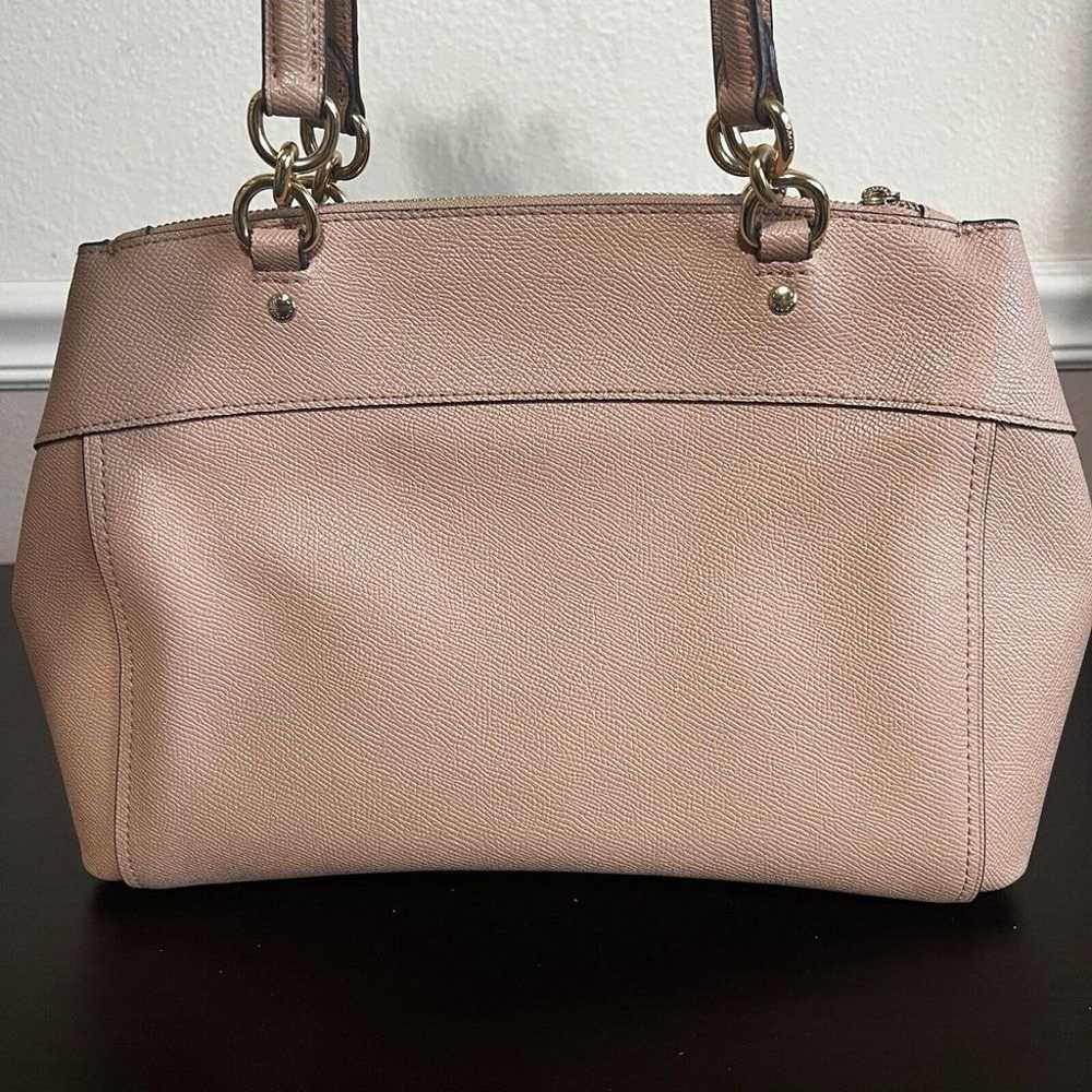 Coach Crossgrain Mini Brooke Carryall- Blush Satc… - image 5