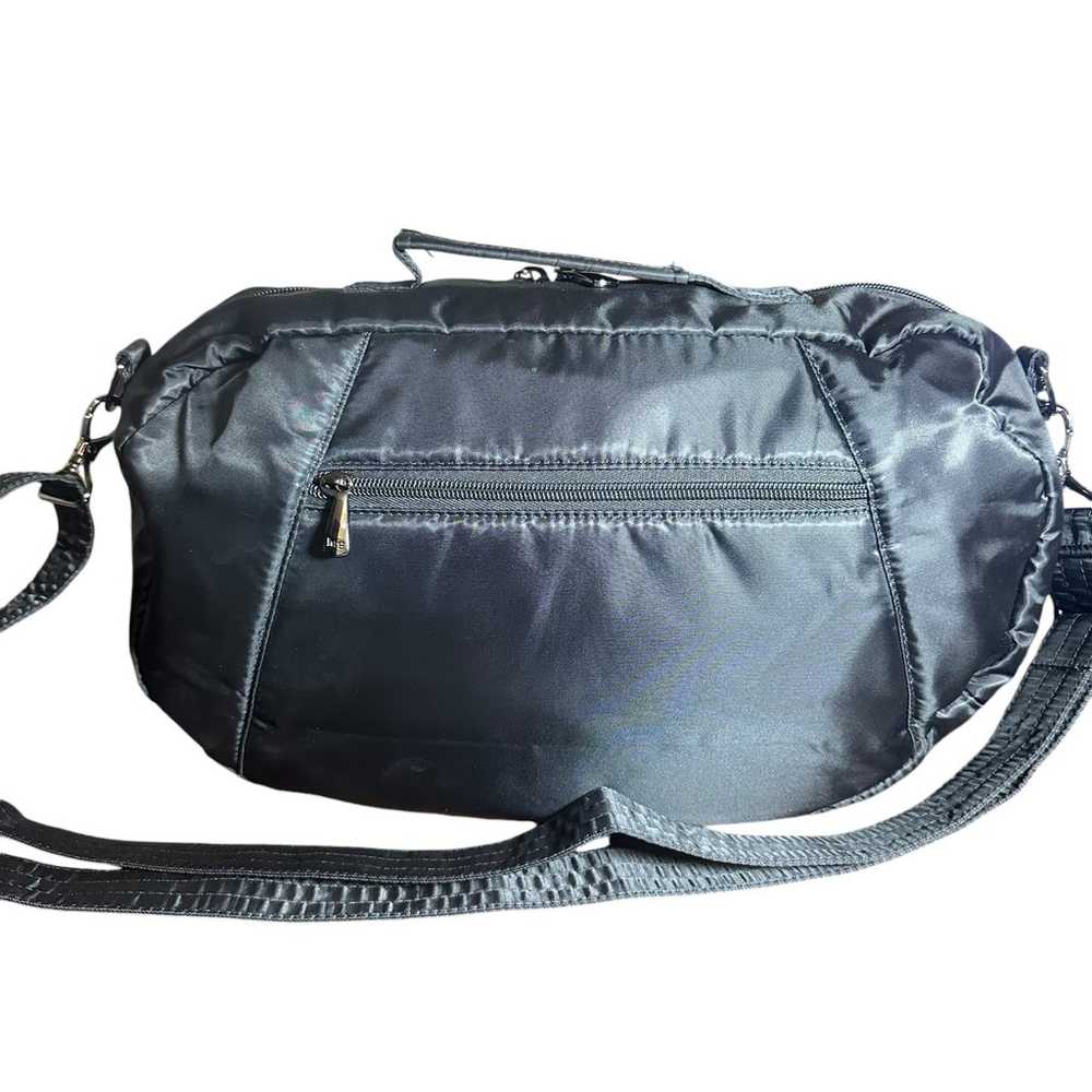 Lug Medium Crossbody Railcar black carryall polye… - image 5