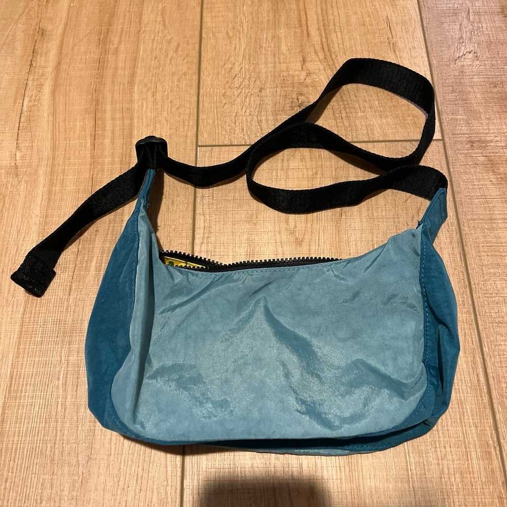 Baggu Deadstock Teal Small Crescent Bag - image 1