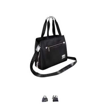 Versace Parfums Large Tote Shoulder Bag Black & S… - image 1