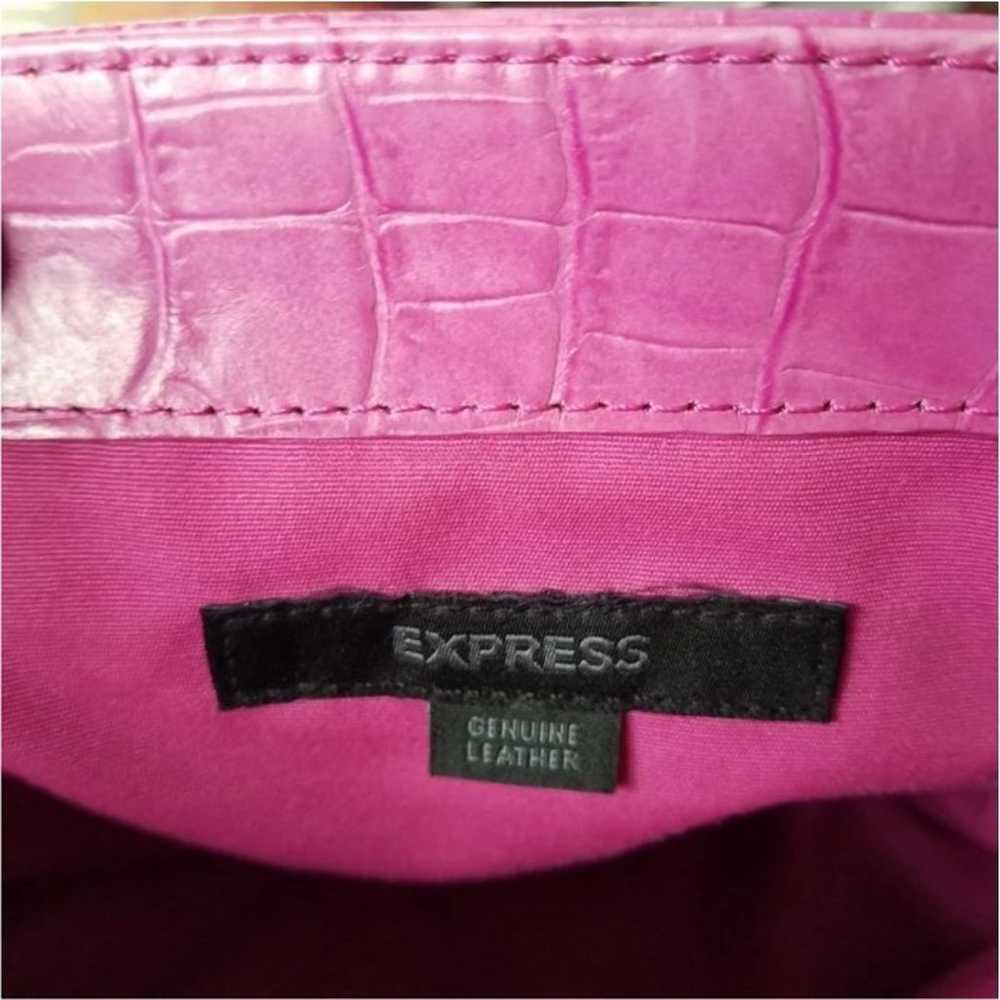 Express Geniune Leather Pink Fuschia Crocodile Pa… - image 3