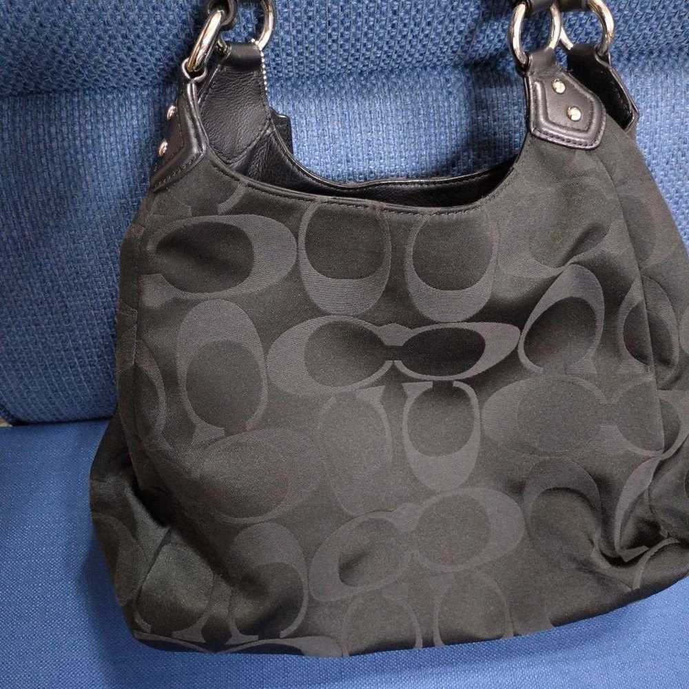 COACH Shoulder Tote Bag - Black - image 2