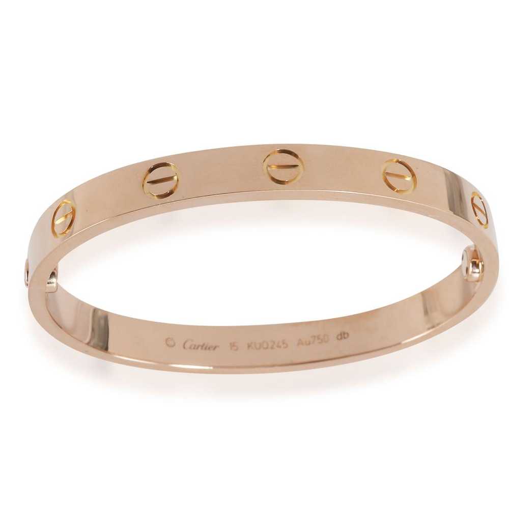 Cartier Love pink gold bracelet - image 4