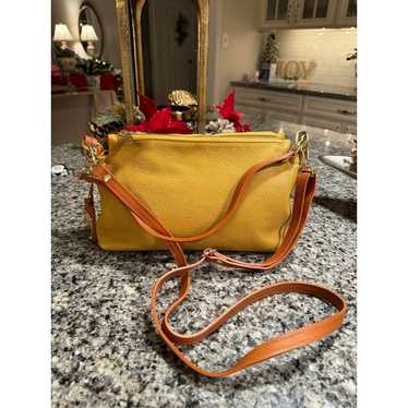 Valentina mustard crossbody bag