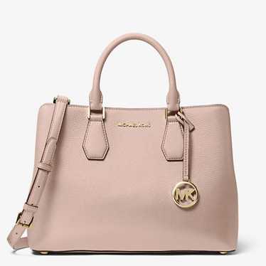 Mk Pebbled leather satchel