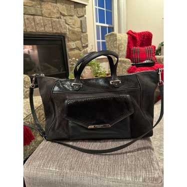 Black Coach Suede purse