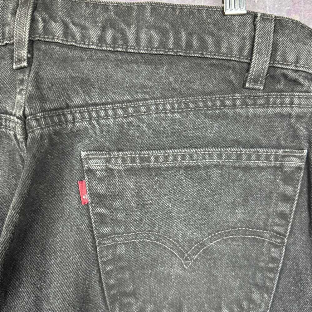 Levi's × Streetwear × Vintage 90s Black Levi's 50… - image 7