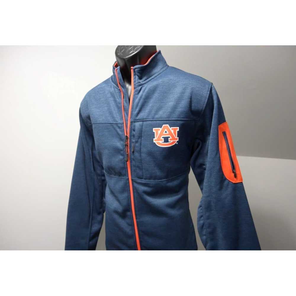 Vintage Authentic Auburn Tigers Blue Full Zip Fle… - image 1