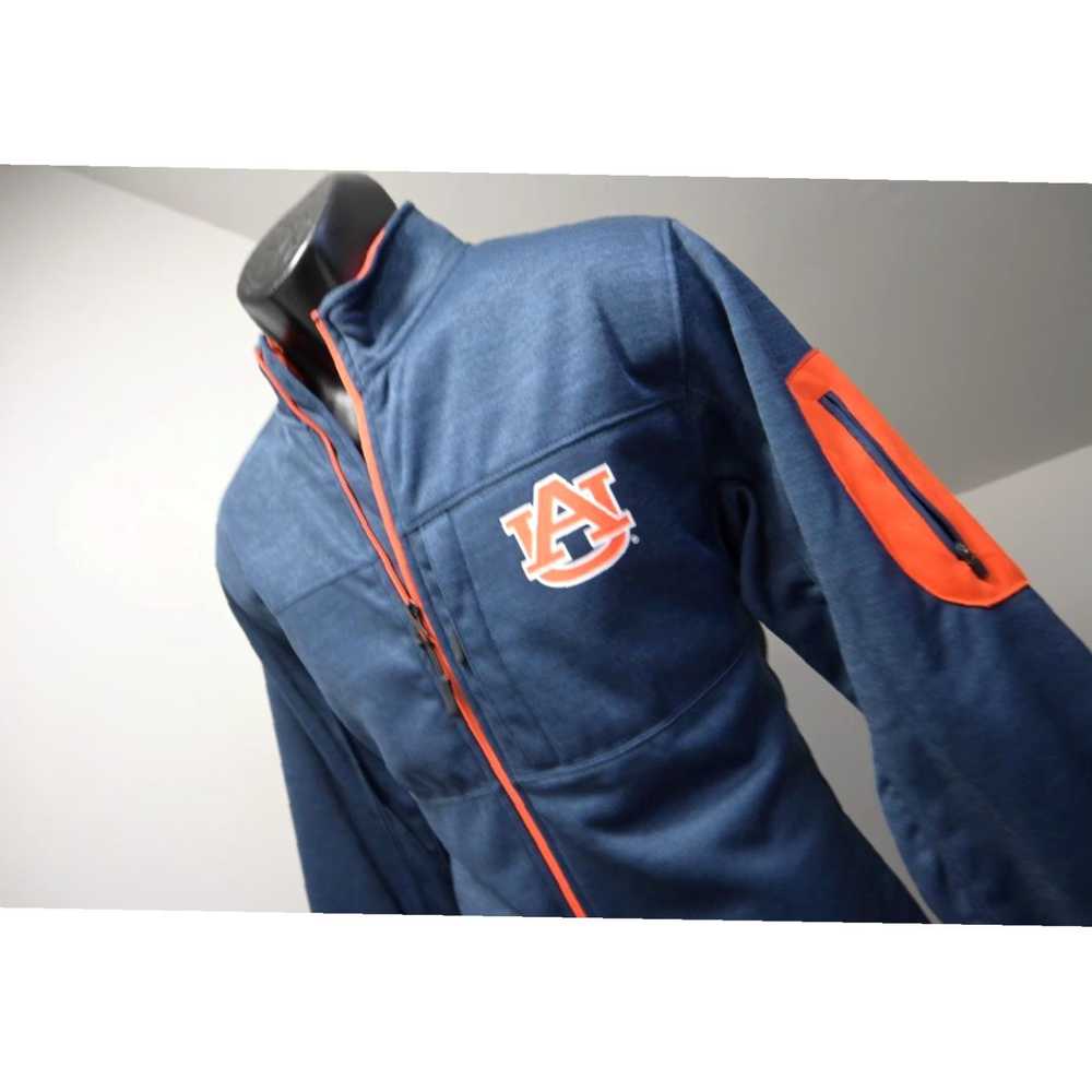 Vintage Authentic Auburn Tigers Blue Full Zip Fle… - image 2