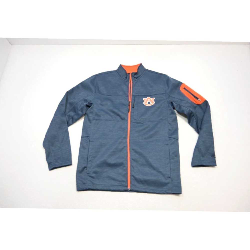 Vintage Authentic Auburn Tigers Blue Full Zip Fle… - image 5