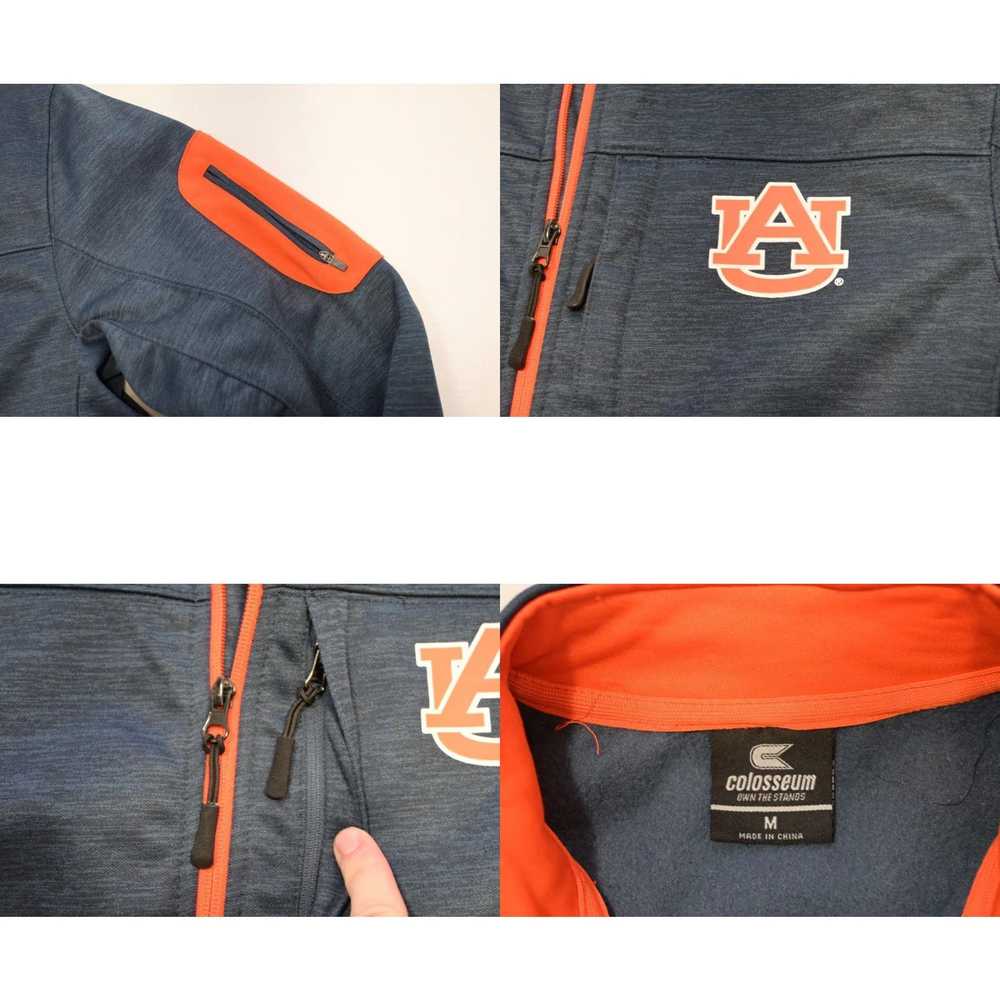 Vintage Authentic Auburn Tigers Blue Full Zip Fle… - image 8