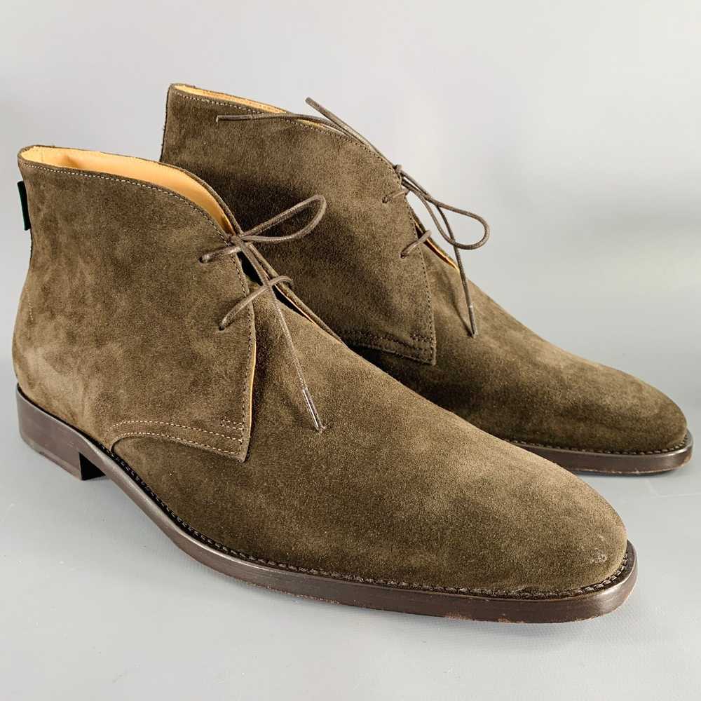 Paul Smith PS by PAUL SMITH Arni Dark Brown Suede… - image 1