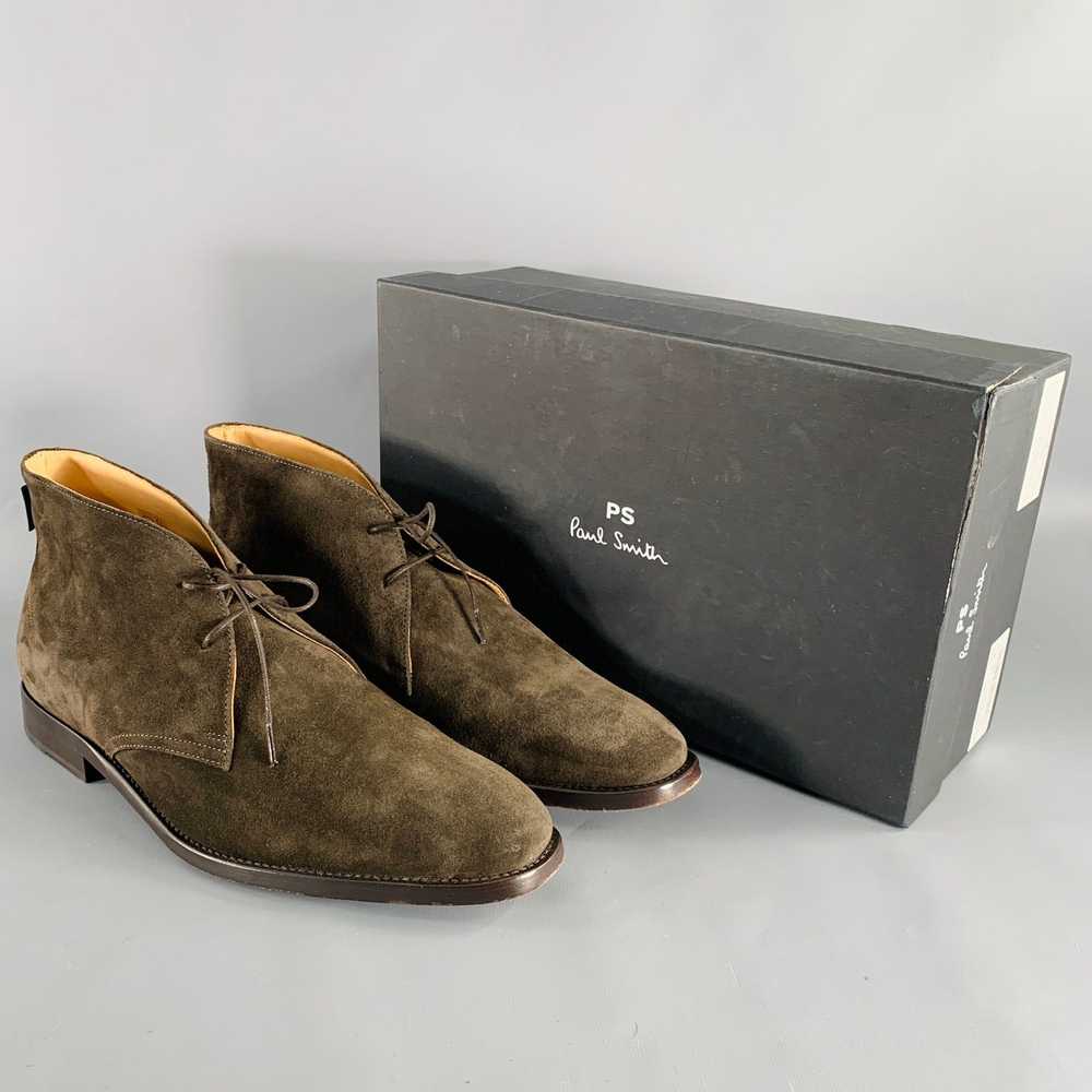 Paul Smith PS by PAUL SMITH Arni Dark Brown Suede… - image 9