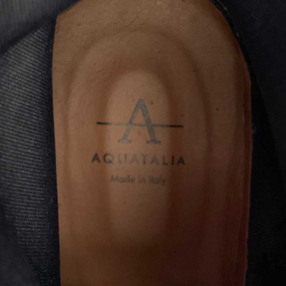 Aquatalia AQUATALIA Size 10.5 Black Suede Leather… - image 7