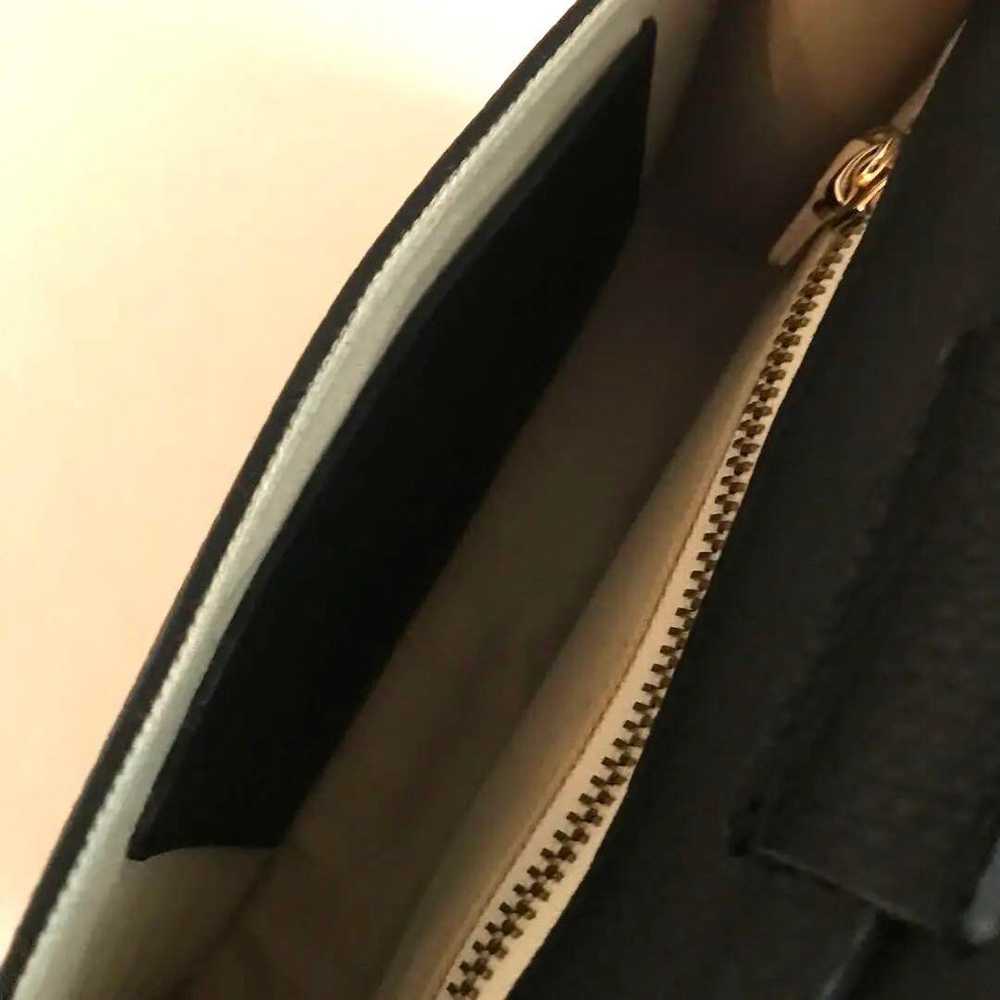 Leather embossed mini shoulder bag - image 5