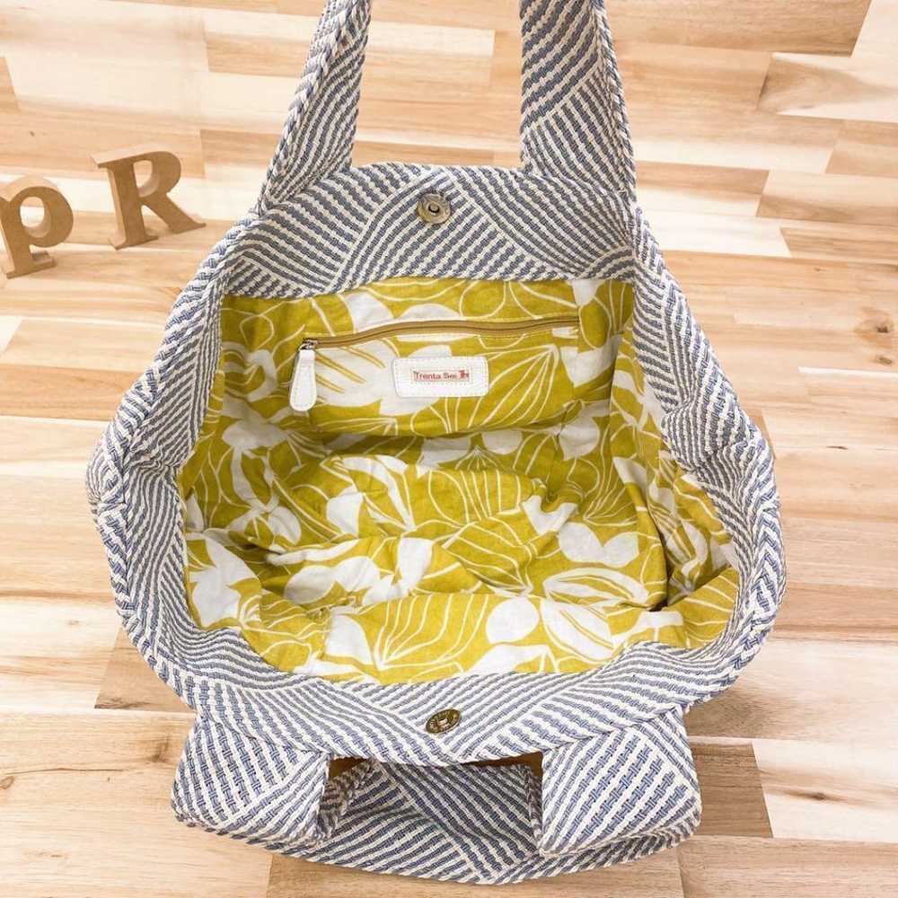 Brand New TrentaSei Braided Tote Bag Floral Patte… - image 7