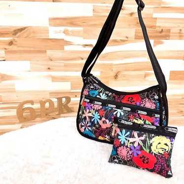 【LeSportsac】Flower Art Floral Pattern Shoulder Ba… - image 1