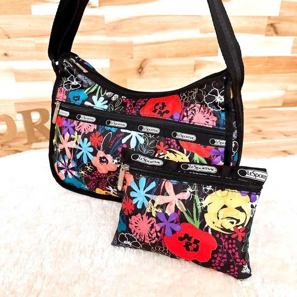 【LeSportsac】Flower Art Floral Pattern Shoulder Ba… - image 2