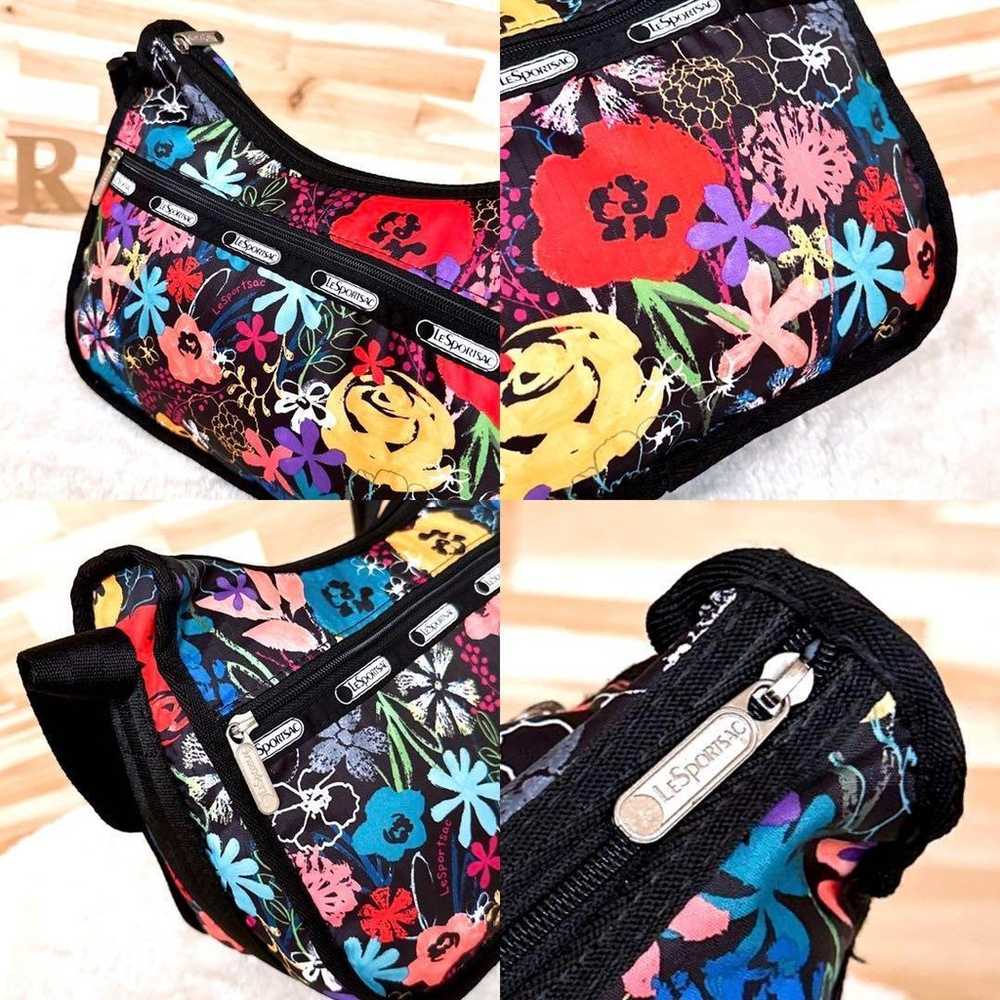 【LeSportsac】Flower Art Floral Pattern Shoulder Ba… - image 8