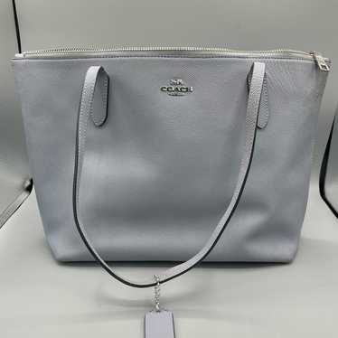 Coach City Tote Zip top Shoulder Bag / Gray