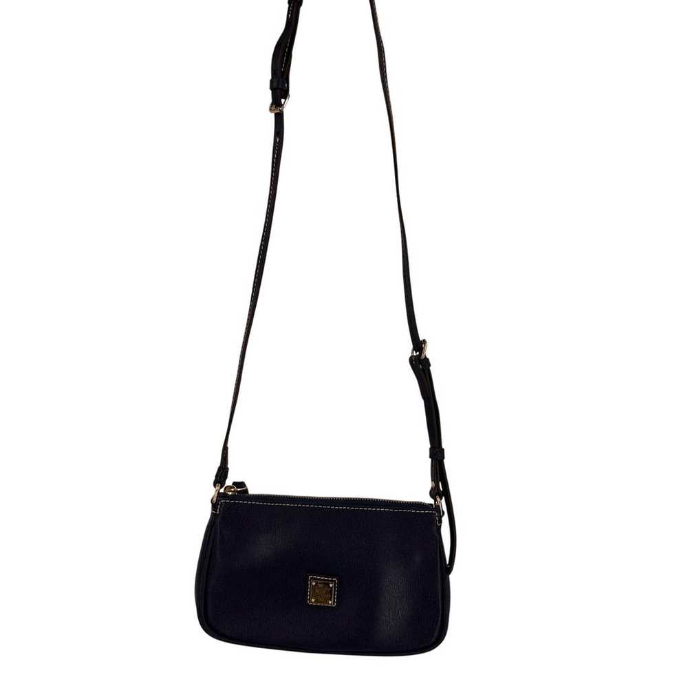 Dooney & Bourke Navy Leather Mini Crossbody Purse - image 2