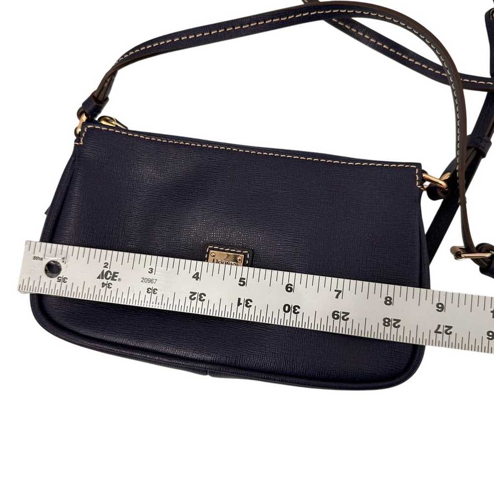 Dooney & Bourke Navy Leather Mini Crossbody Purse - image 7