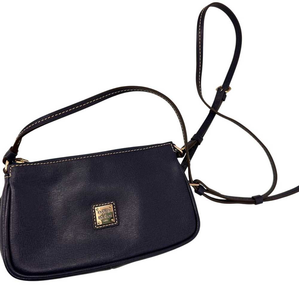 Dooney & Bourke Navy Leather Mini Crossbody Purse - image 8