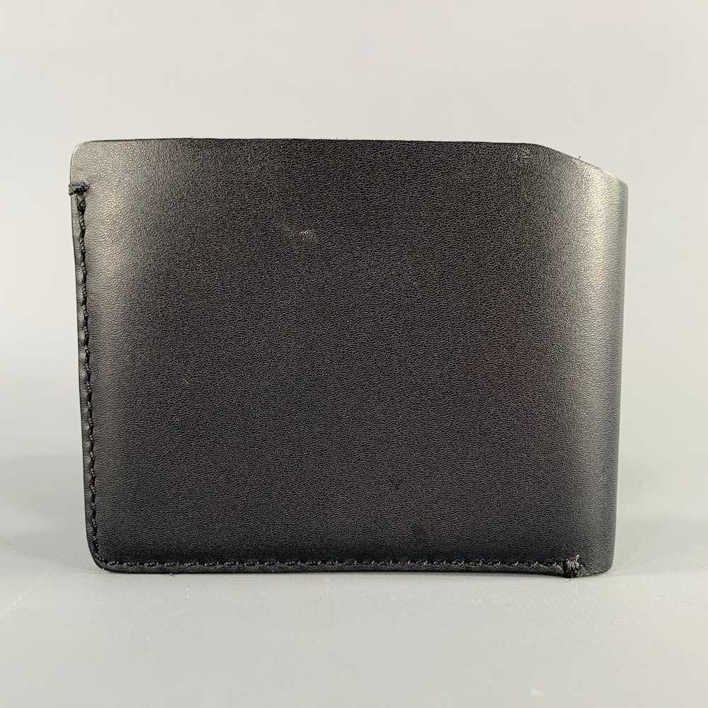 John Varvatos JOHN VARVATOS Black Leather Bifold … - image 3