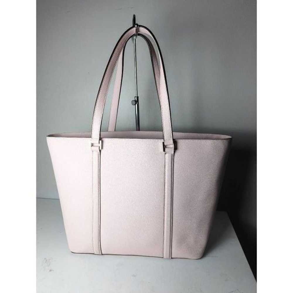 KATE SPADE Newbury Lane Large Pink Leather Tote - image 3