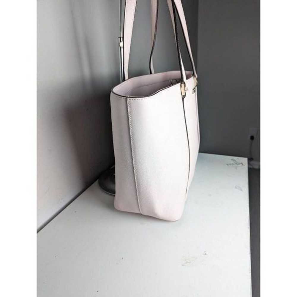 KATE SPADE Newbury Lane Large Pink Leather Tote - image 5